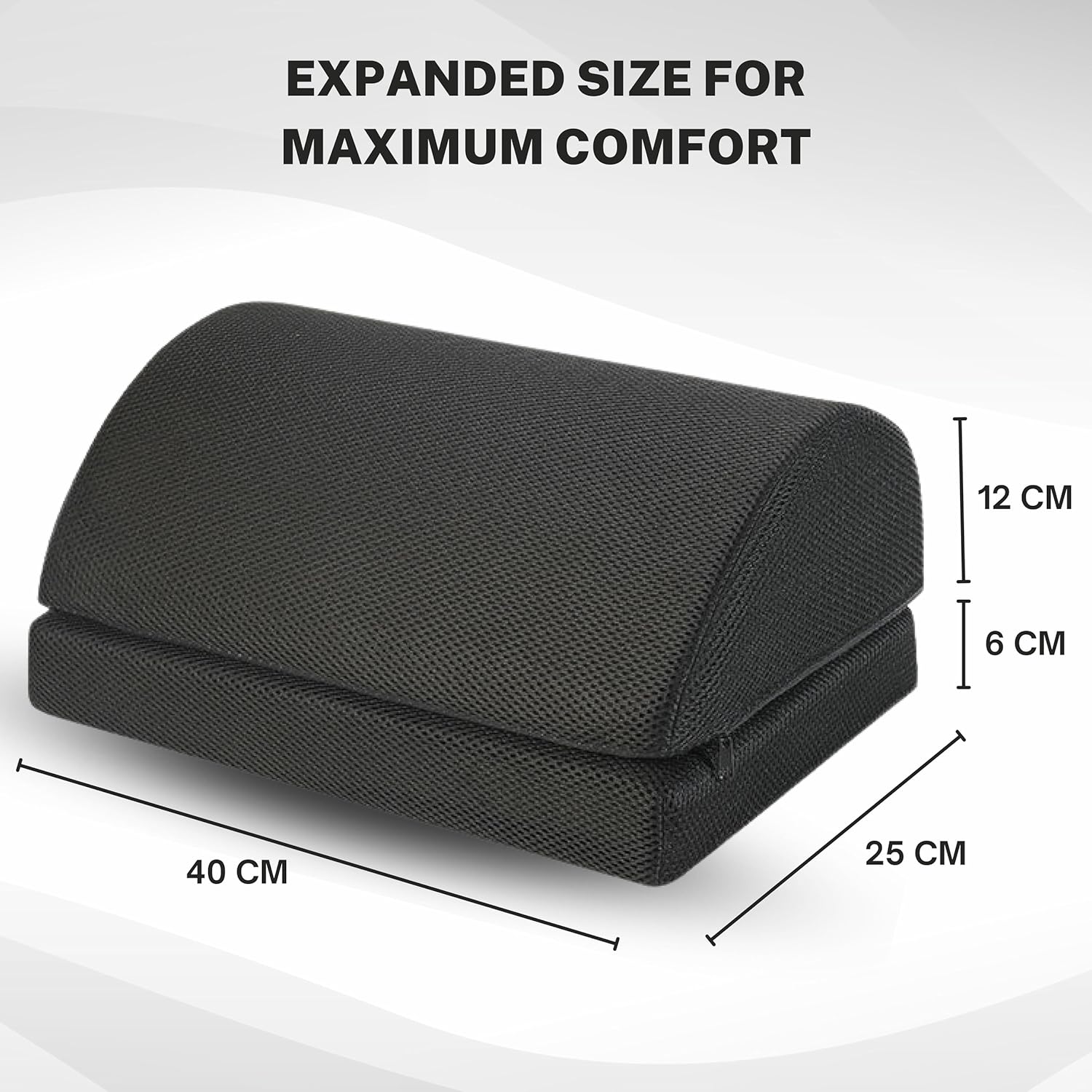 Kutabs Ergonomic Foot Rest Under Desk for Office desk accessories – Adjustable Height Memory Foam Foot Stool Under Desk for home Office Chair & Gaming Chair – for Back & Hip Pain Relief - Image 6