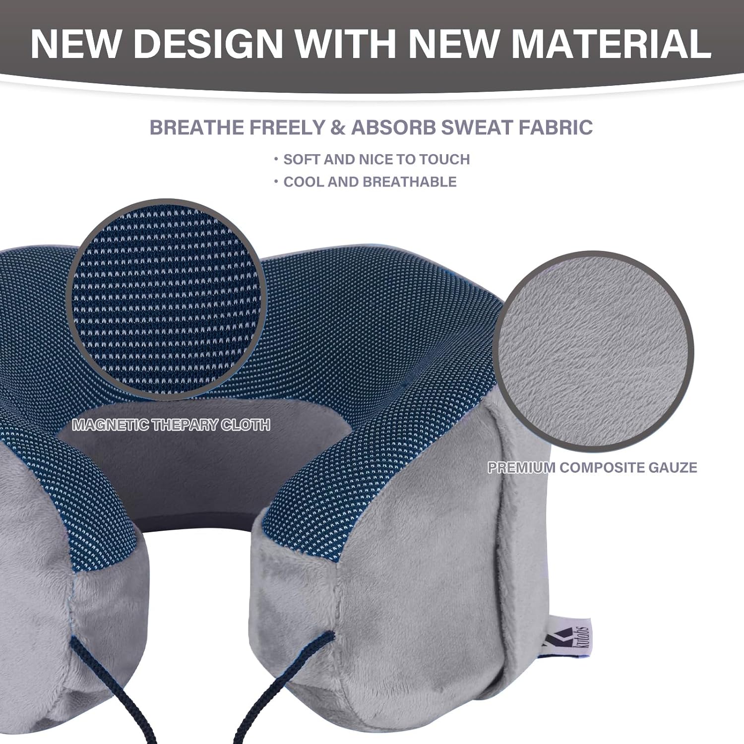 Neck Pillow Memory Foam Pillows for Sleeping-Travel Pillow with Eye Mask,Earplugs-Travel Neck Pillow for Airplane with Travel Accessories for Restful Journey - Image 2